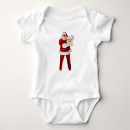 Santa's Naughty List Baby Bodysuit