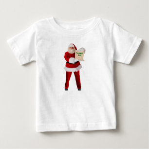 Santa's Naughty List Baby T-shirt