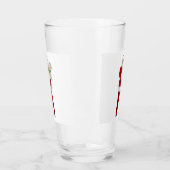 Santa's Naughty List Glazen Tumbler (Links)