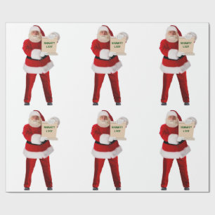 Santa's Naughty List inpakpapier