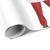 Santa's Naughty List inpakpapier (Rol Hoek)