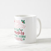 Santa's Naughty List Latte Mok (Voorkant rechts)