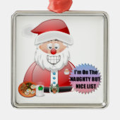 Santa's Naughty List Ornament (Voorkant)