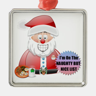 Santa's Naughty List Ornament