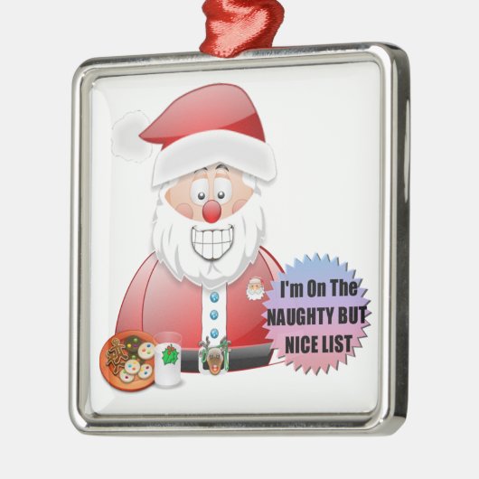 Santa's Naughty List Ornament (Links)