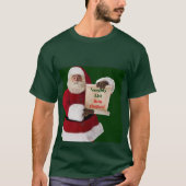 Santa's Naughty List T-Shirt (Voorkant)