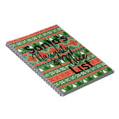 Santa's Naughty & Nice Journal Notitieboek (Rechterzijde)
