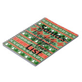 Santa's Naughty & Nice Journal Notitieboek (Linkerzijde)