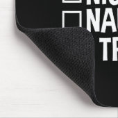 Santa's Naughty Or Nice List I Tried Christmas  Muismat (Hoek)