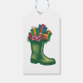 Santa's New Boots Cadeaulabel (Voorkant)