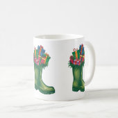 Santa's New Boots Koffiemok (Voorkant rechts)