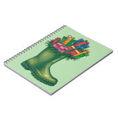 Santa's New Boots Notitieboek (Linkerzijde)