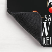 Santas New York Reindeer Funny Xmas Matching Pjs T Muismat (Hoek)