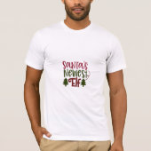 SANTA'S NEWEST ELF T-SHIRT (Voorkant)