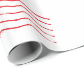 SANTAS NICE LIJST kerst goedgekeurd rode stempel Cadeaupapier (Rol Hoek)