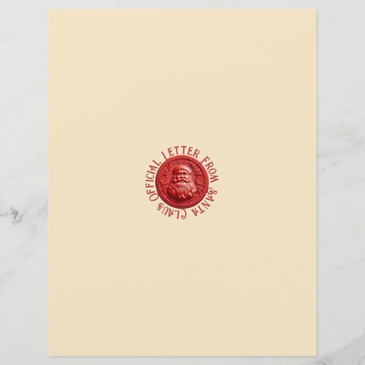 Santa's Nice List Certificering (Achterkant)