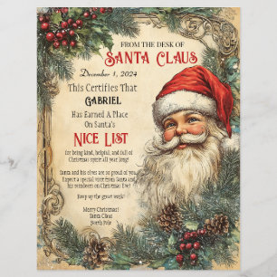 Santa's Nice List Certificering