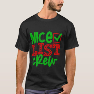 Santa's Nice List Crew T-shirt