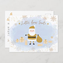 Santa's Nice List voor kinderen, Gold Santa Cadeau