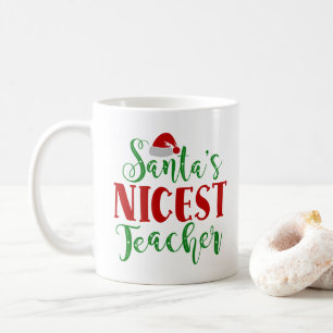 Santa's Nicest Teacher Koffiemok