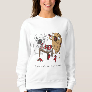 Santa's Nightmares   Vreemde kerstjumper - tekst Trui