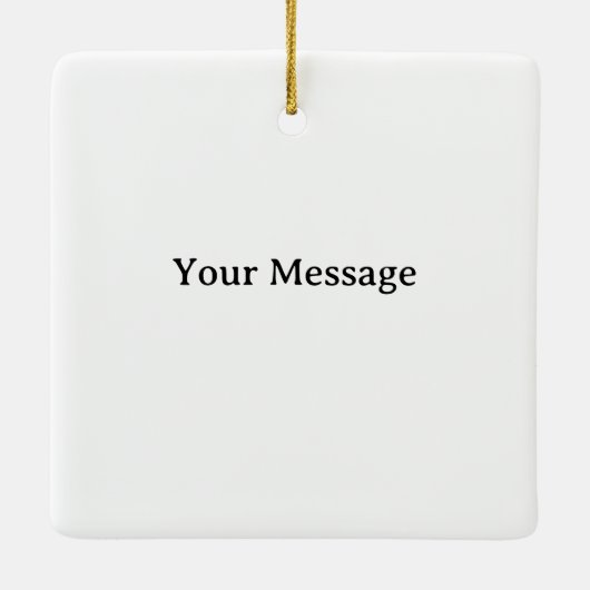 Santa's North Pole Holiday Golfing Fun Keramisch Ornament (Achterkant)