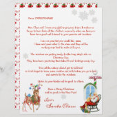Santa's North Pole Reindeer Letter to Your Child (Voorkant / Achterkant)