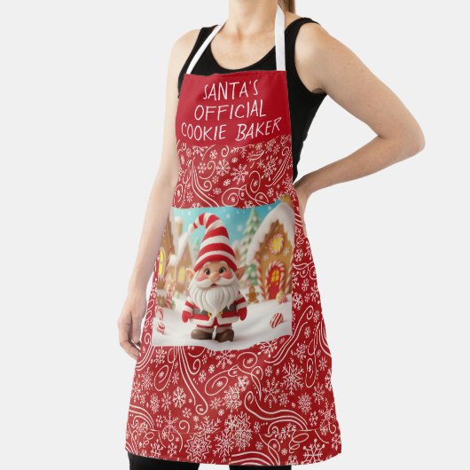 Santa's Official Cookie baker Schort (Insitu)