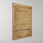 Santa's Official Nice List Certificaat Folie Afdru Afdrukken (Laagn)