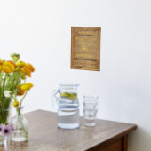 Santa's Official Nice List Certificaat Folie Afdru Afdrukken (Laag (Keuken))