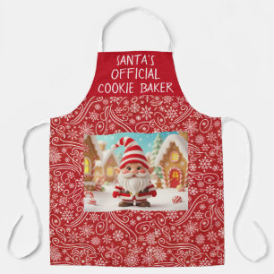 Santa's officiële koekjes bakker schort