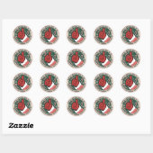 Santa's Officiële Zegel van Vreugde Sticker (Vel)
