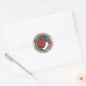 Santa's Officiële Zegel van Vreugde Sticker (Envelop)