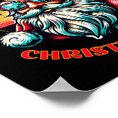 Santa's On The Beach. Christmas In July.  Poster (Hoek)