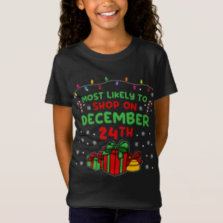 Santas Ondeugend Lijst Hoogstwaarschijnlijk op San T-shirt