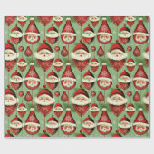 Santa's Ornament Delight Cadeaupapier (Vlak)