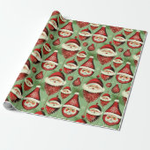 Santa's  Ornament Delight Cadeaupapier (Uitgerold)