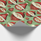 Santa's  Ornament Delight Cadeaupapier (Hoek)