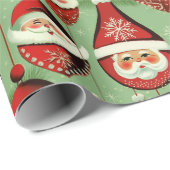 Santa's  Ornament Delight Cadeaupapier (Rol Hoek)