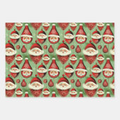 Santa's  Ornament Delight Inpakpapier Vel (Voorkant 3)