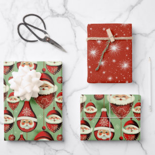 Santa's  Ornament Delight Inpakpapier Vel