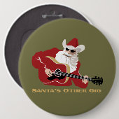 Santa's Other Gig Ronde Button 6,0 Cm (Voorkant /achterkant)