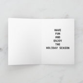 SANTA'S OUTHOUSE GREETINGS FEESTDAGEN KAART (Binnen)