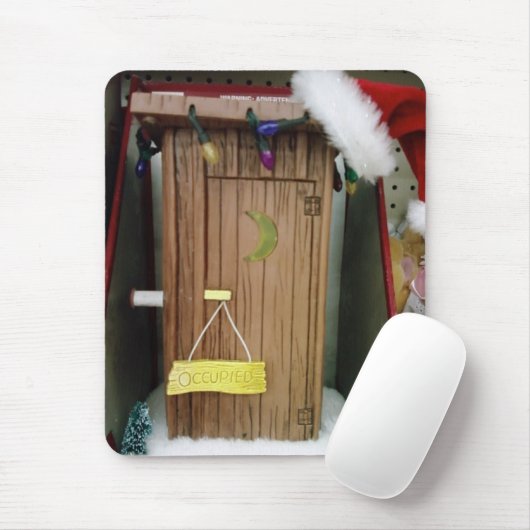 "SANTA'S OUTHOUSE" MOUSEPAD MUISMAT (Met muis)