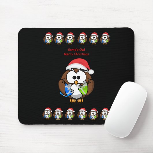 Santa's Owl Muismat (Met muis)