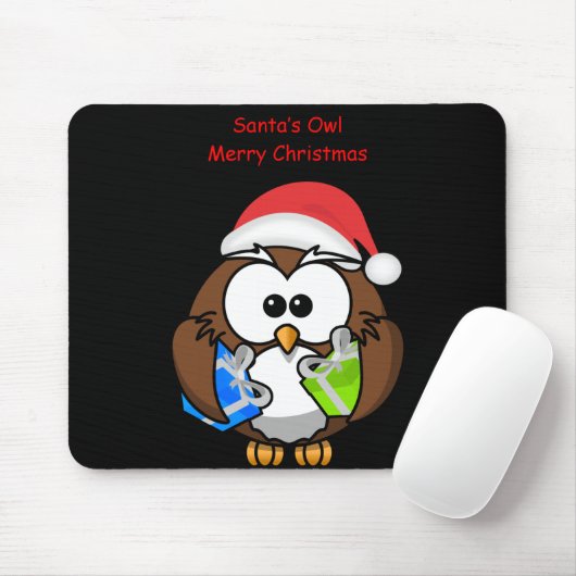 Santa's Owl Muismat (Met muis)