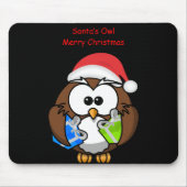 Santa's Owl Muismat (Voorkant)
