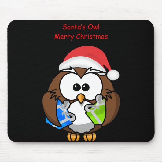 Santa's Owl Muismat (Voorkant)