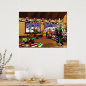 Santa's pakhuis poster (Keuken)