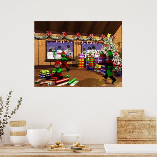 Santa's pakhuis poster (Keuken)